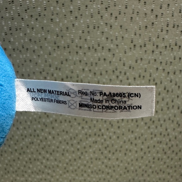 Blue Plush Keychain Accessory - Picture 4 of 4